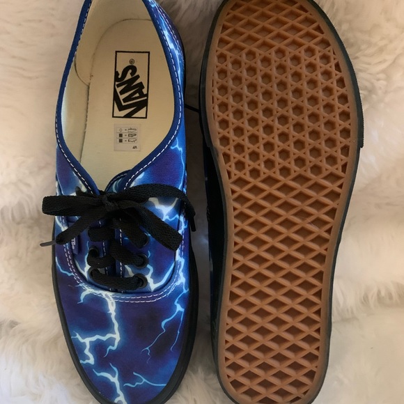 Vans Other - VANS MENS unisex Authentic Lightning Blue Canvas low sneakers size 8.5 L…